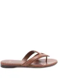 FENDI Fling flat sandals - Brown