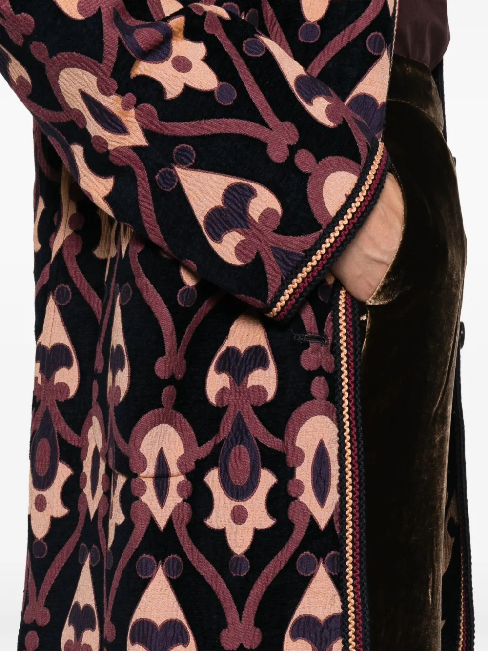 ETRO Omkeerbare jas met paisley-print Blauw