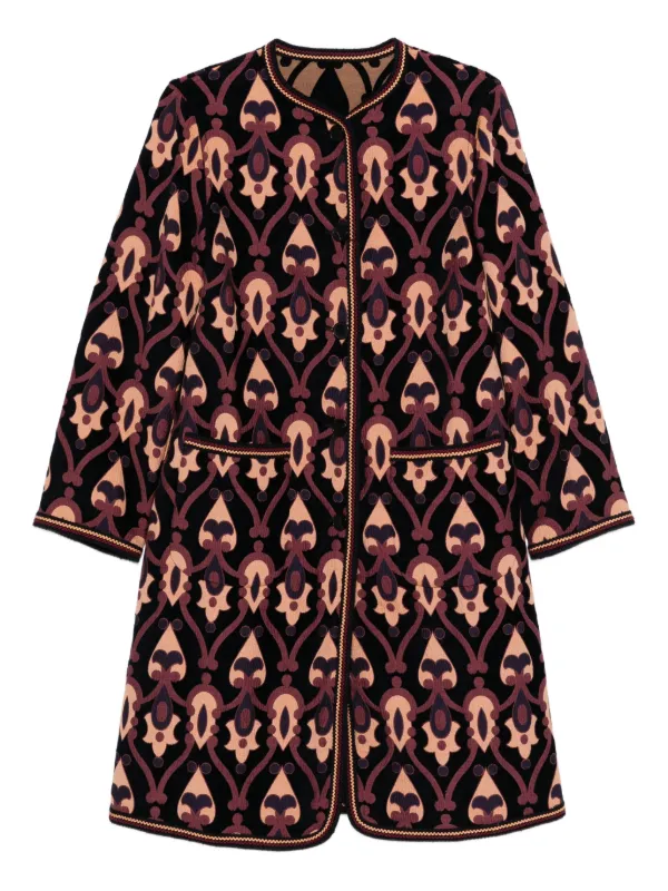 Etro Paisley-pattern Reversible Coat in Blue