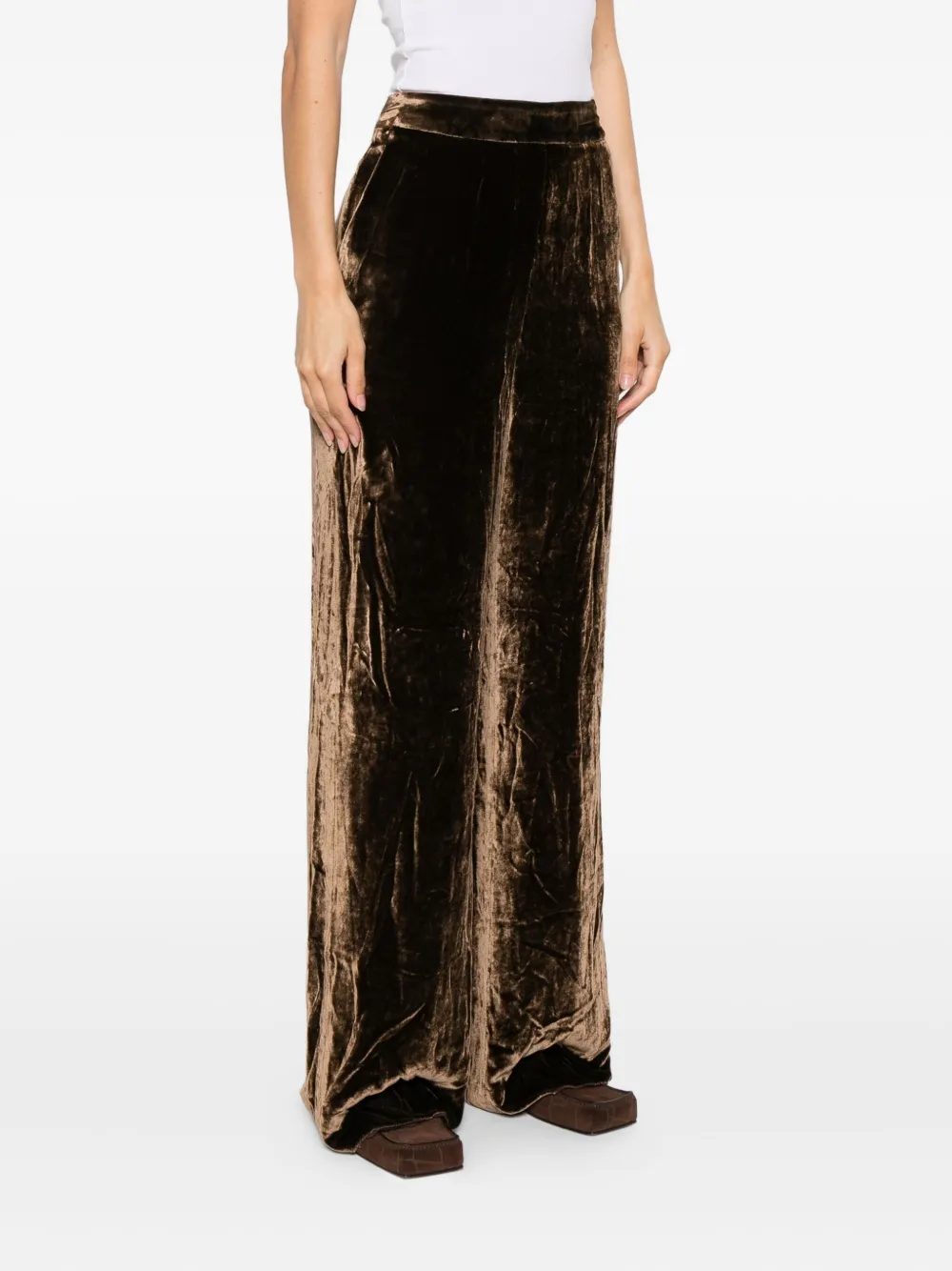 ETRO Fluwelen broek Bruin