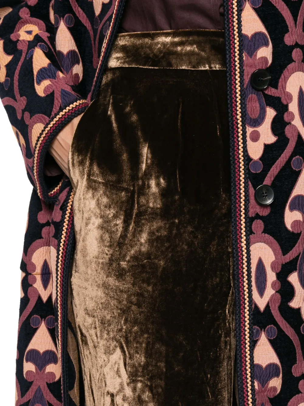 ETRO Fluwelen broek Bruin