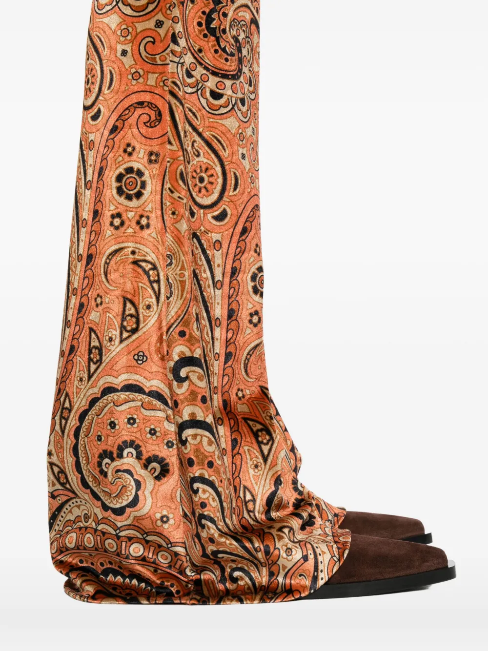 ETRO Broek met paisley-print Beige
