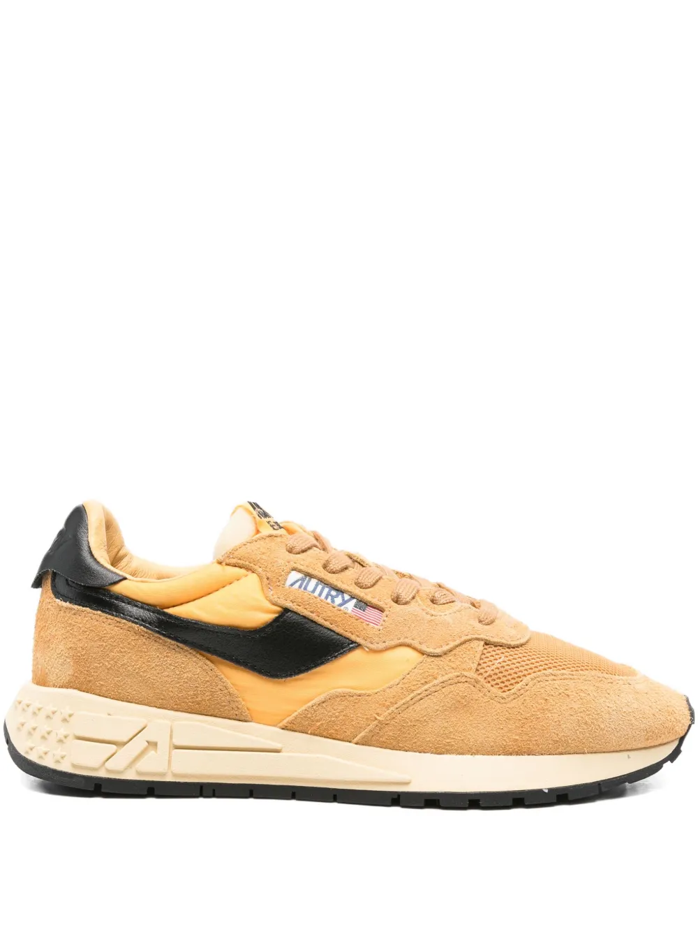 Autry suede-leather sneakers Neutrals