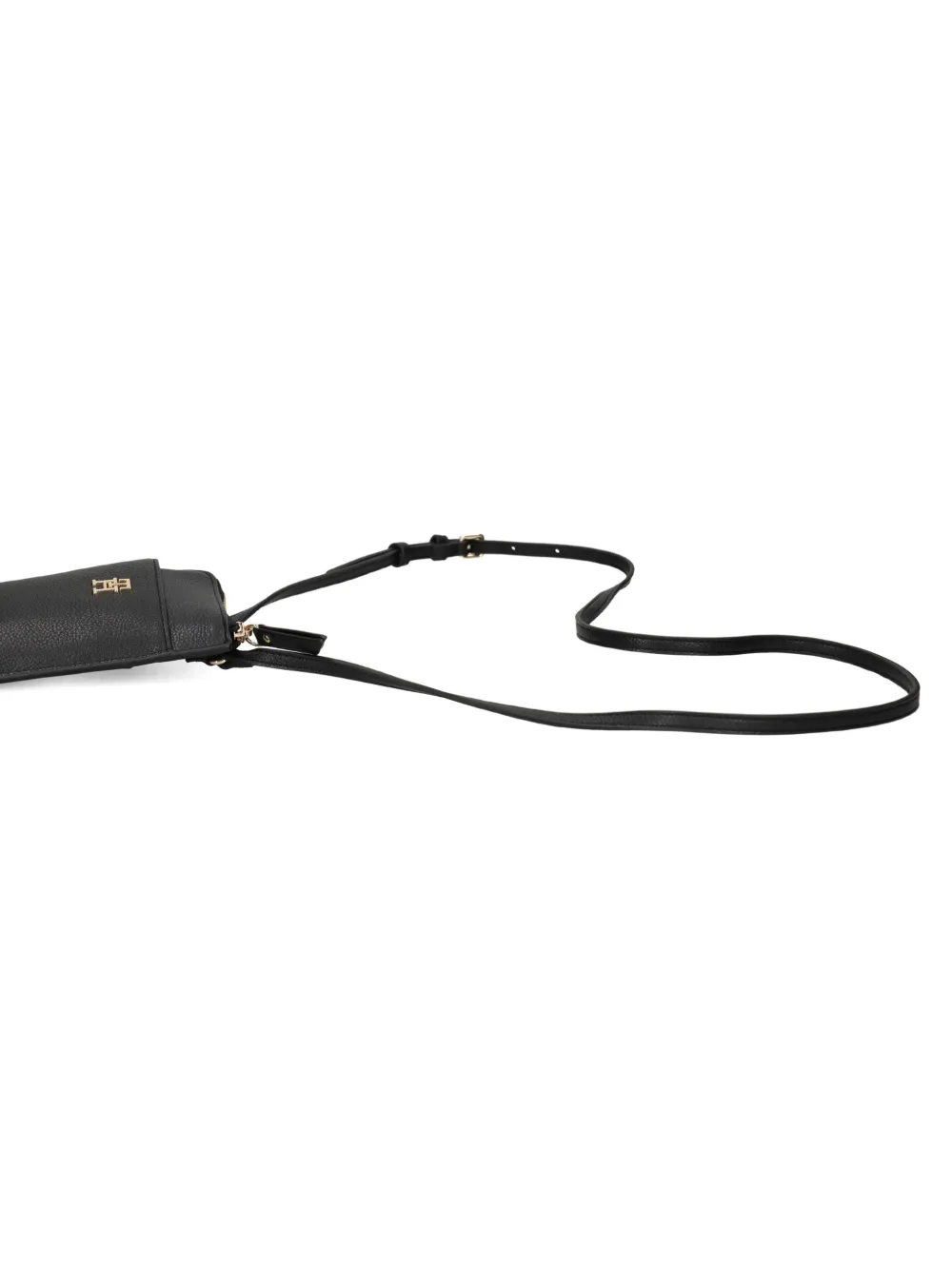 Tommy Hilfiger Telefoonhoesje met logoplakkaat en rits Zwart