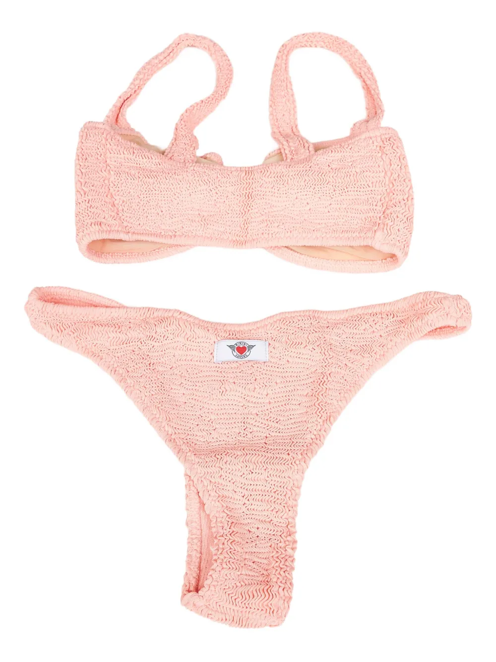 BIKINI LOVERS Ilaria heart-ring textured bikini | Bikinis | Image 2