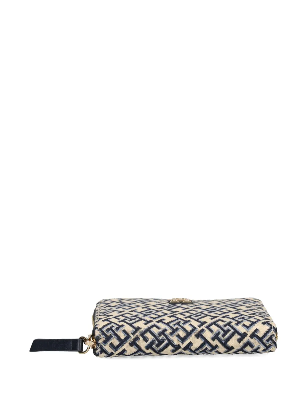 Tommy Hilfiger Portemonnee met monogram en rits Blauw