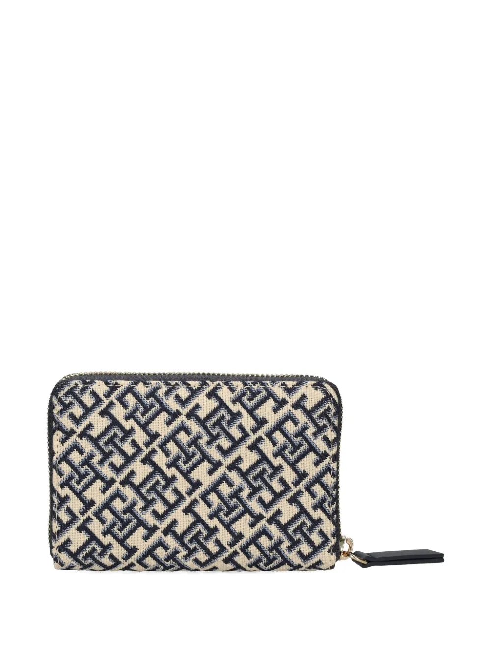 Tommy Hilfiger Portemonnee met monogram en rits Blauw