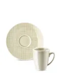 Rosenthal cross-hatch espresso cups and saucers (set of six) - Neutrals