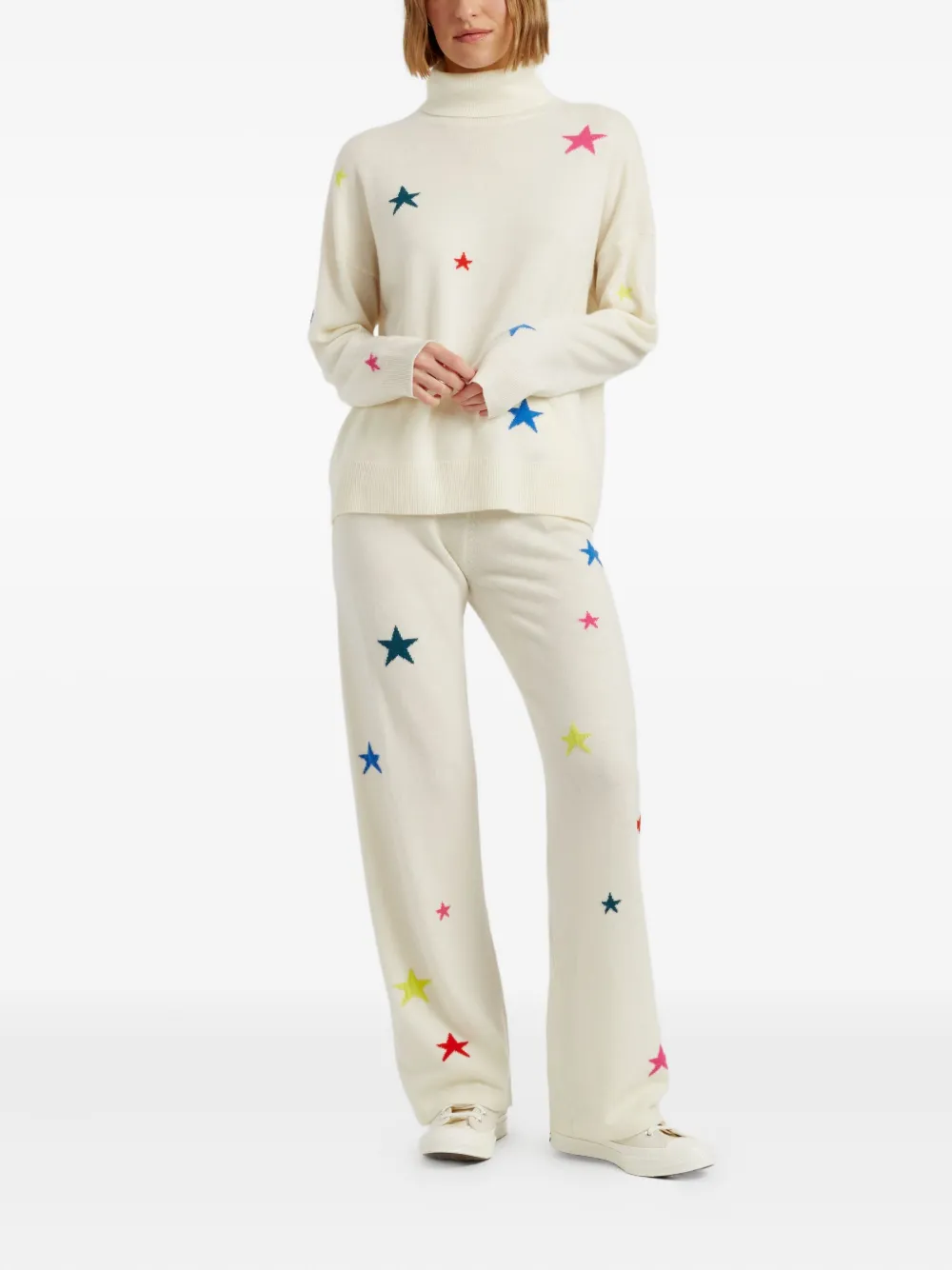 Chinti & Parker Broek verfraaid met ster - Beige