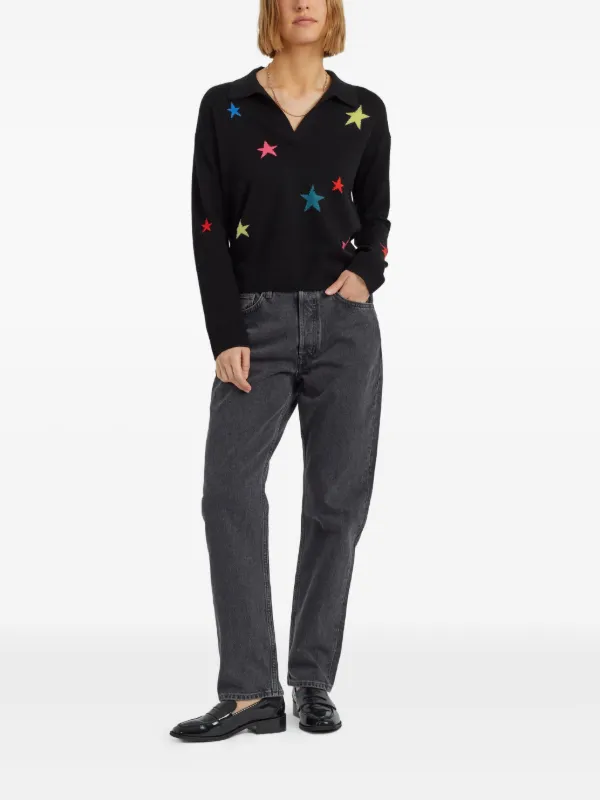 Chinti Parker star-embellishment sweater