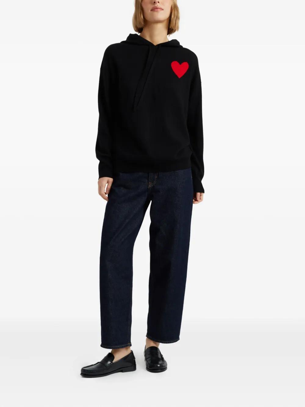 Chinti & Parker heart-detail hoodie | Knitted Sweaters | Image 2