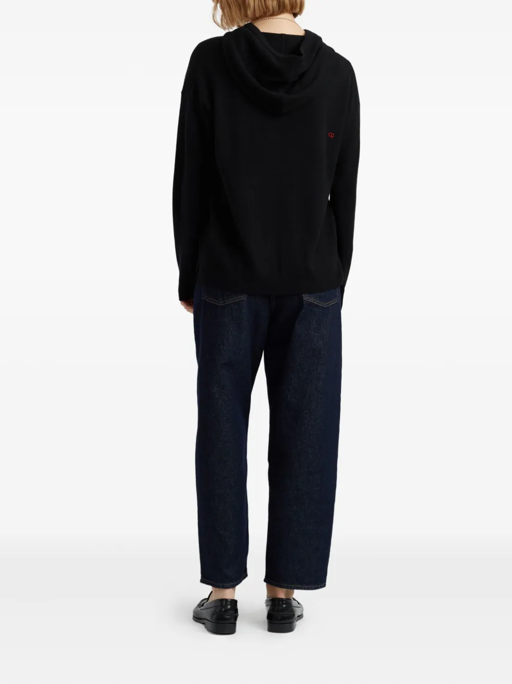 Chinti & Parker Hoodie met hartdetail Zwart