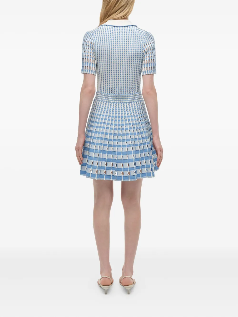 Simkhai Tovi mini-jurk met polokraag Blauw