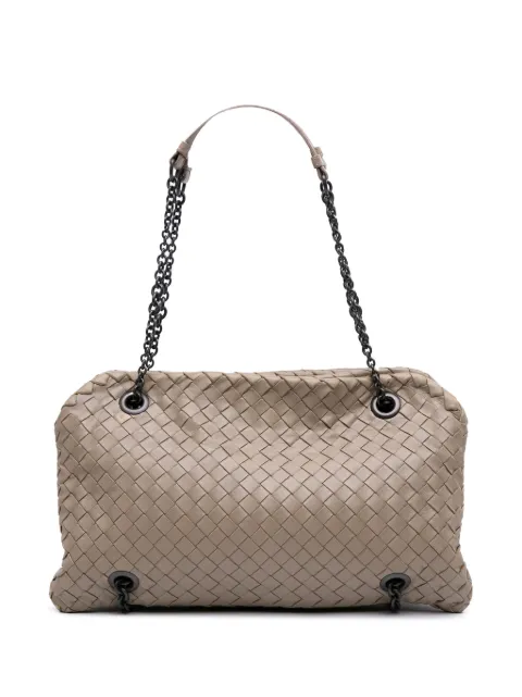 Bottega Veneta Pre-Owned شنطة كتف 'ديو' بتصميم إنترشياتو 2012-2024