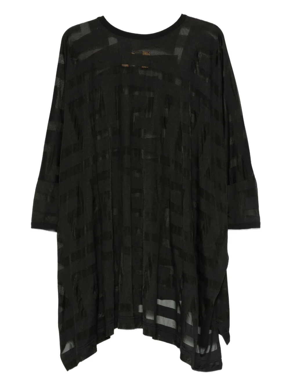 Vivienne Westwood Pre-Owned 2016-2017 jurk met geometrisch patroon - Zwart