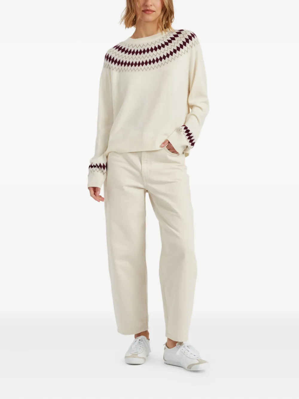 Chinti & Parker fair-isle diamond sweater | Knitted Sweaters | Image 2