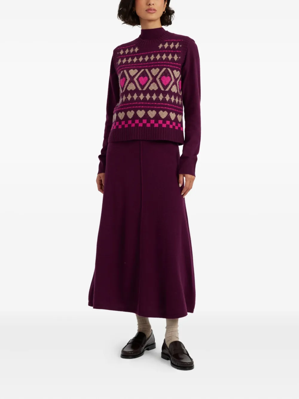 Chinti & Parker heart-pattern vest | Vests & Tank Tops | Image 2