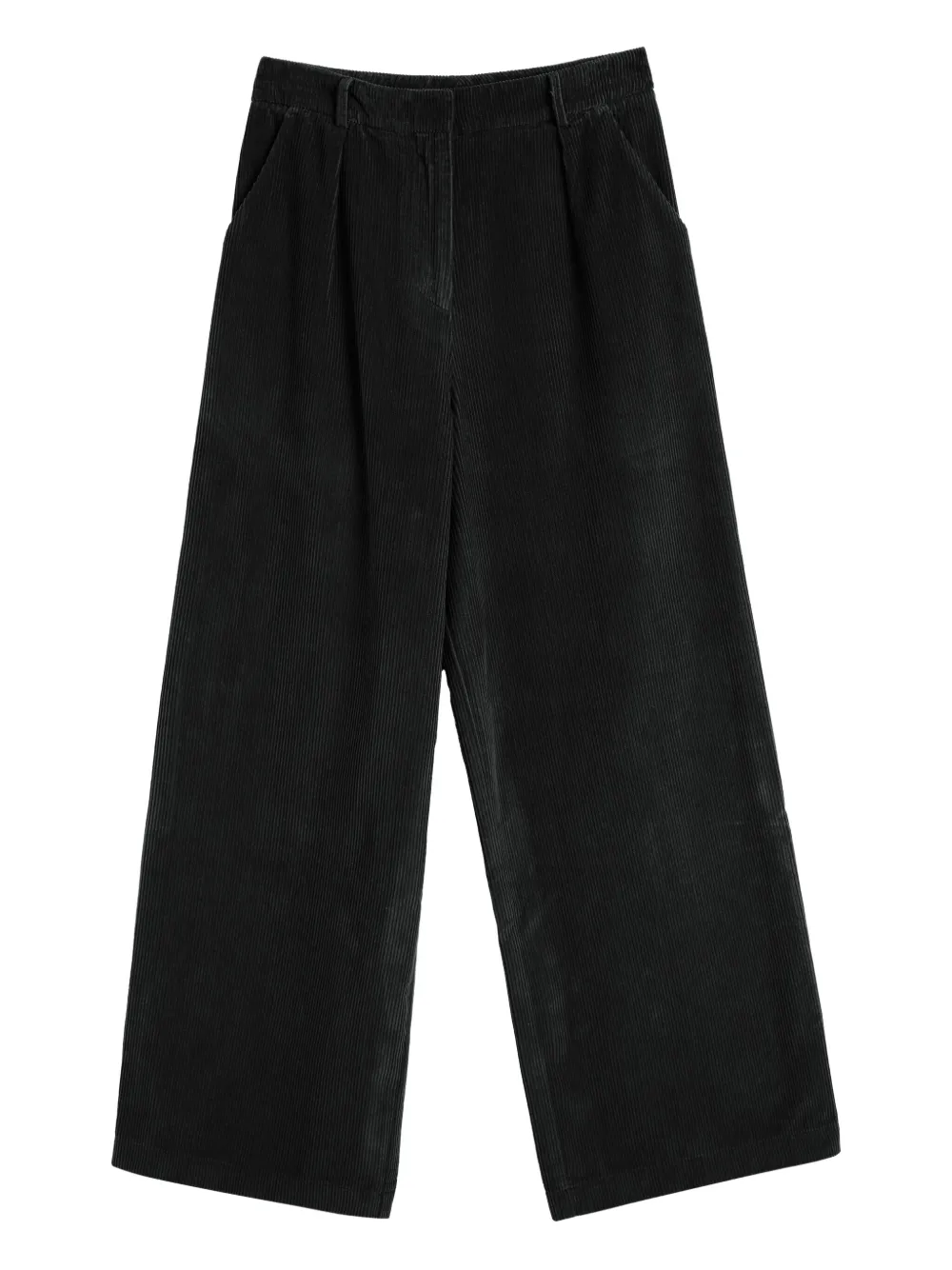 Chinti & Parker pleated corduroy trousers | Black | Image 1