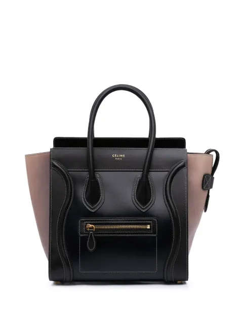 Céline Pre-Owned 2012-2018 Micro Tricolor Leather Luggage tote bag