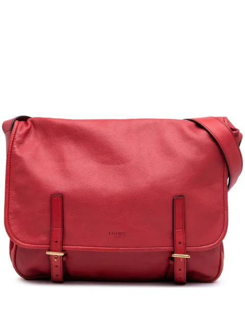 Loewe Pre-Owned 2000-2024 Leather Messenger Bag crossbody bag