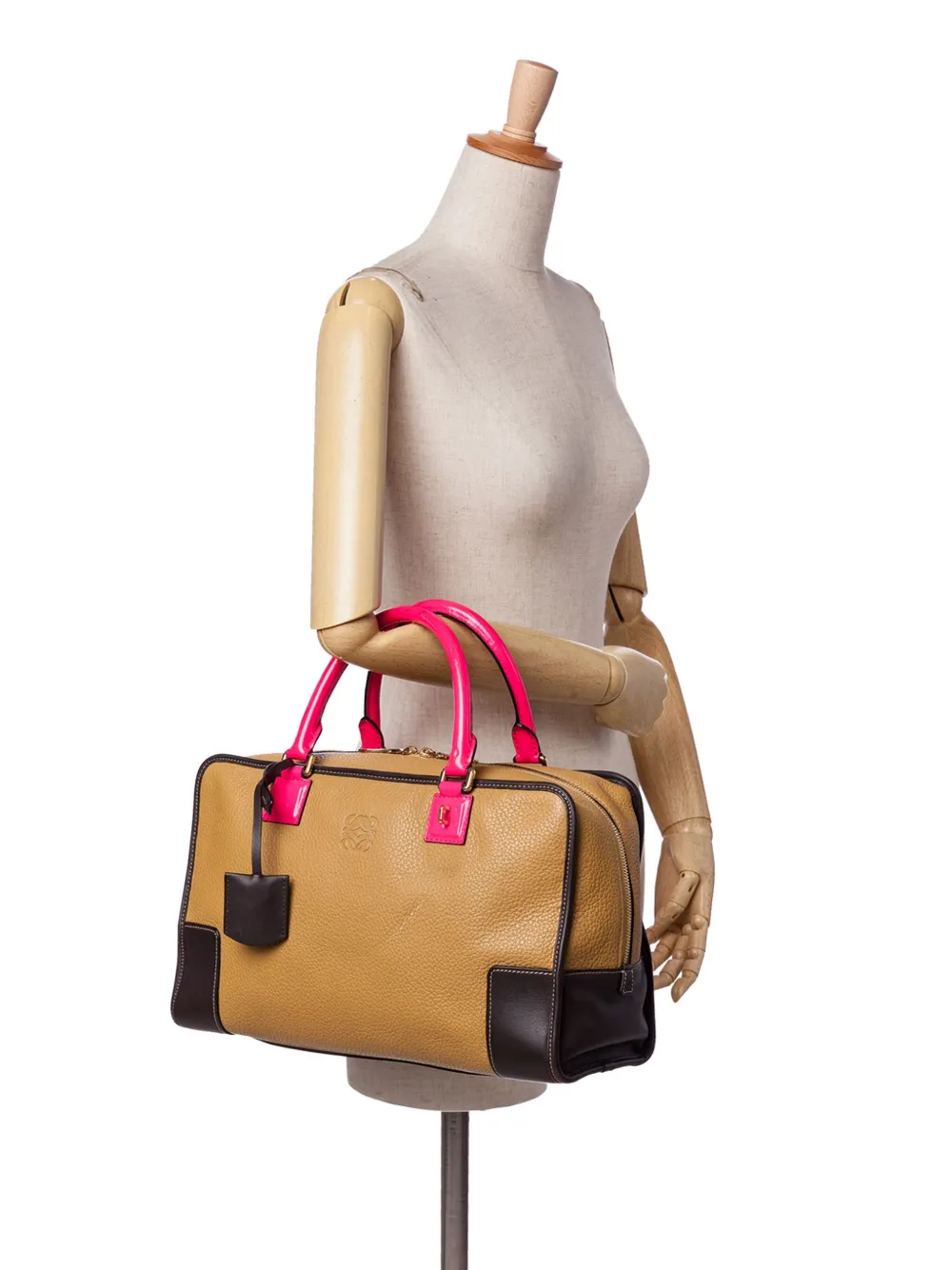 Loewe Pre-Owned 2012 Tricolor Leather Amazona 36 handbag | Pre-Owned | Image 2