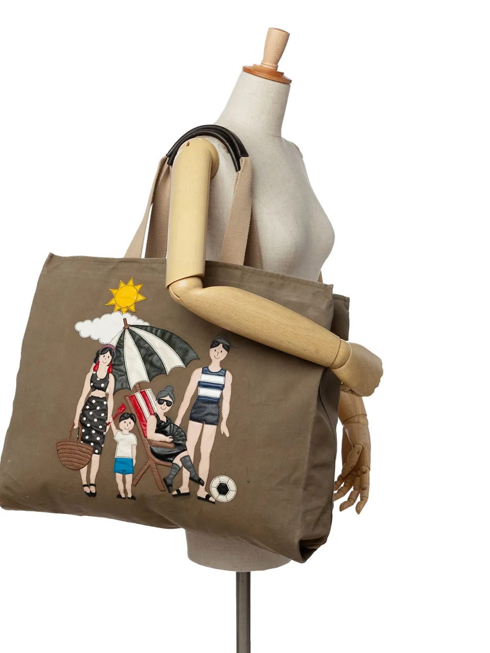Dolce & Gabbana Pre-Owned 2009-2024 Canvas Family Beach Print tote bag | Estilos de archivo | Image 2