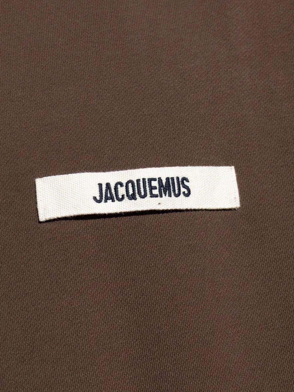 Jacquemus Sweater met logopatch Bruin