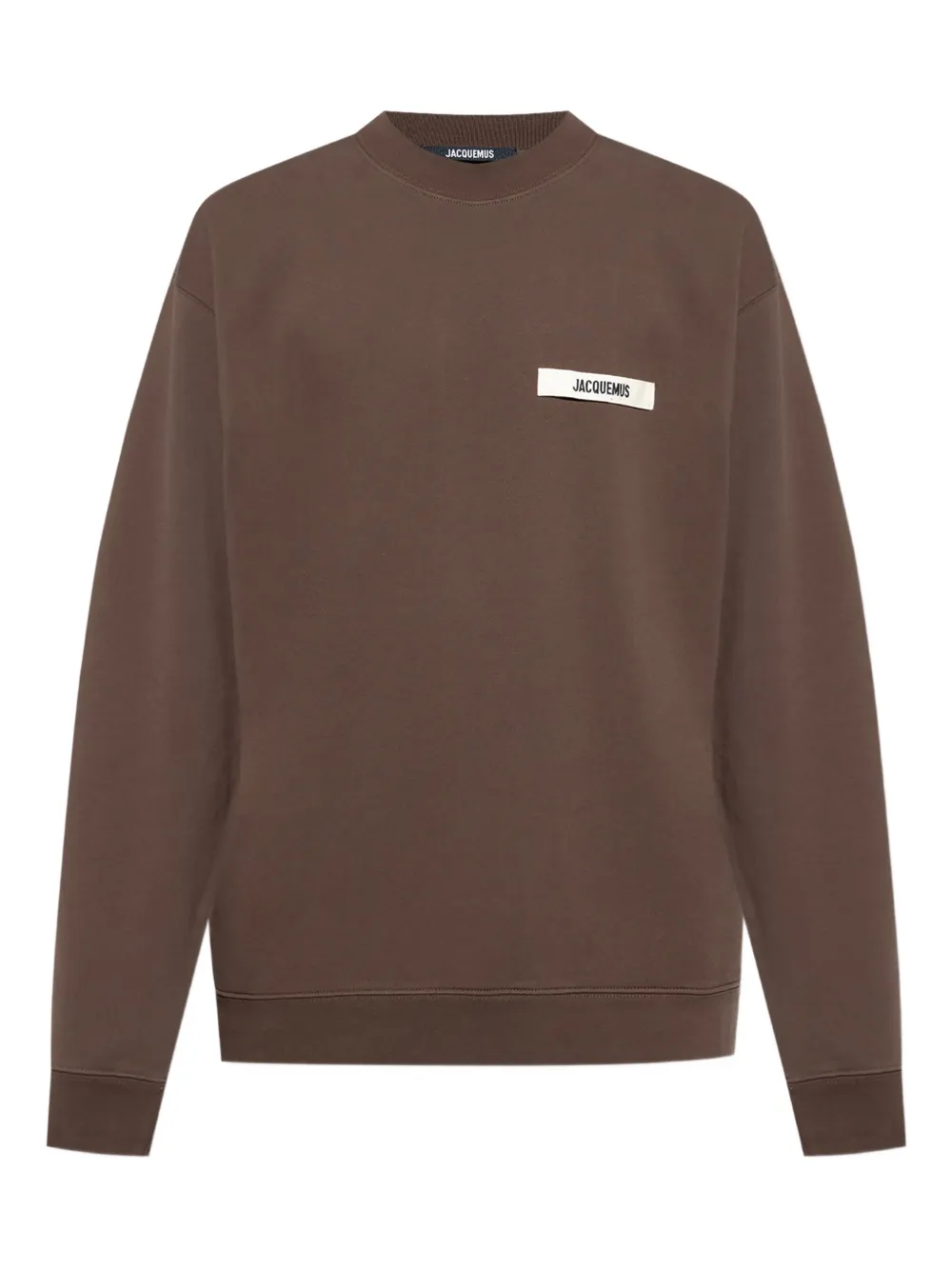 Jacquemus Sweater met logopatch Bruin