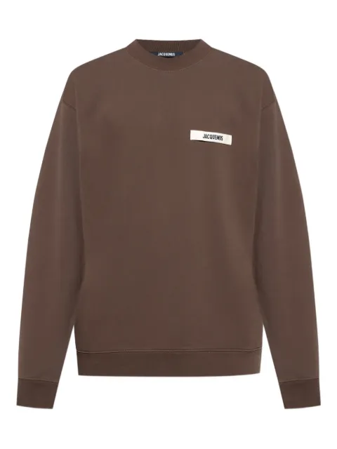 Jacquemus logo-patch sweatshirt