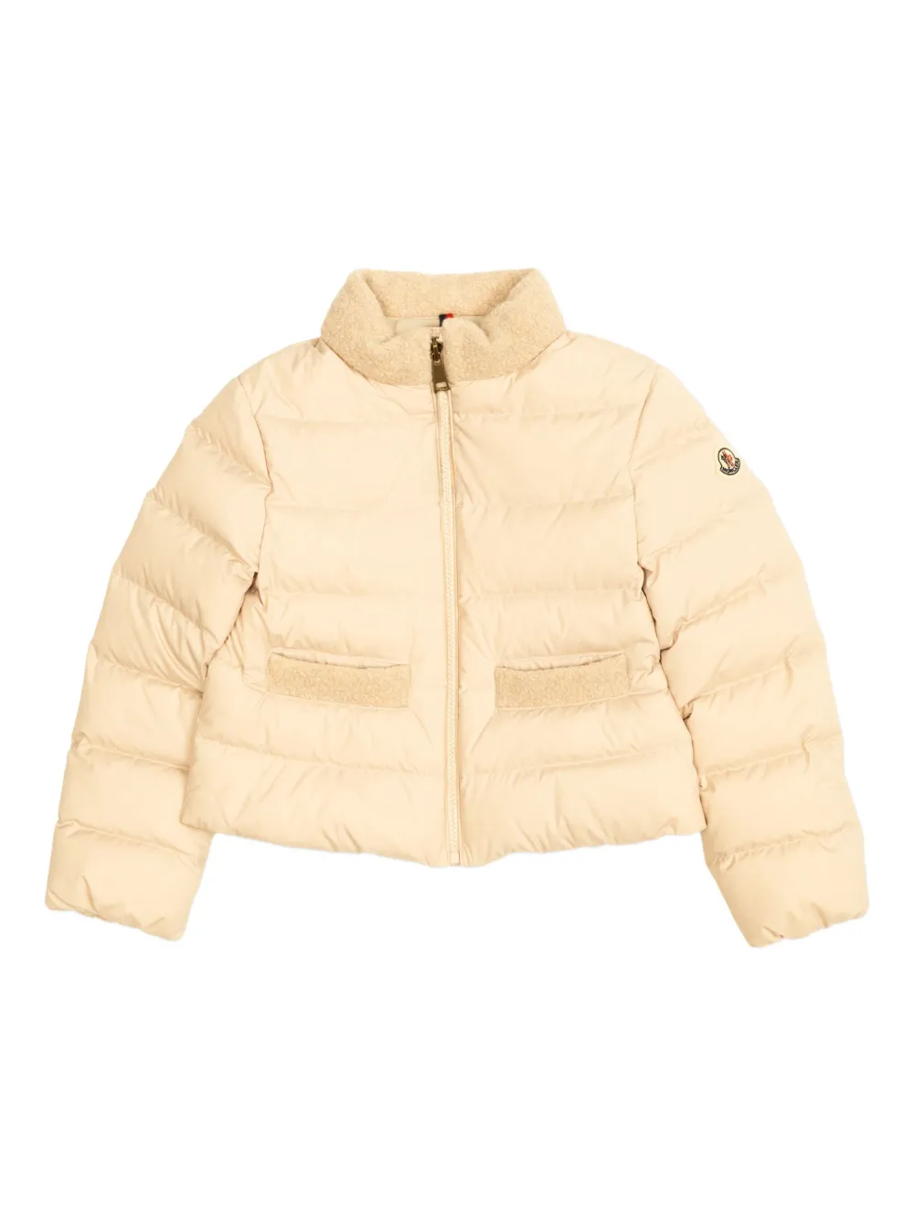 Moncler Enfant Gewatteerd jack Beige