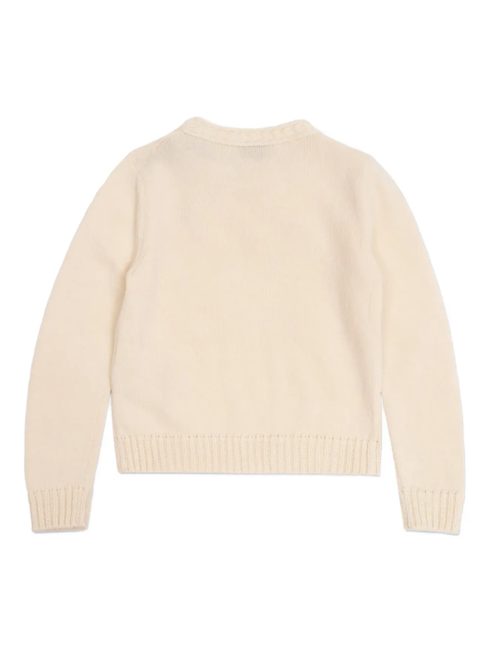 Moncler Enfant logo-detail sweater | Girls Jumpers & Knitwear | Image 2