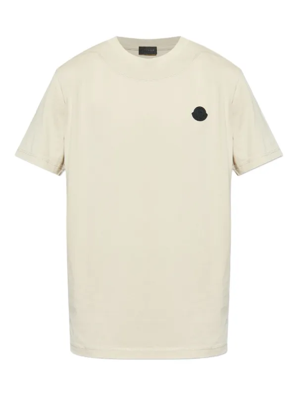 MONCLER Tシャツ クリーム色 30920655_59926443_600.jpg