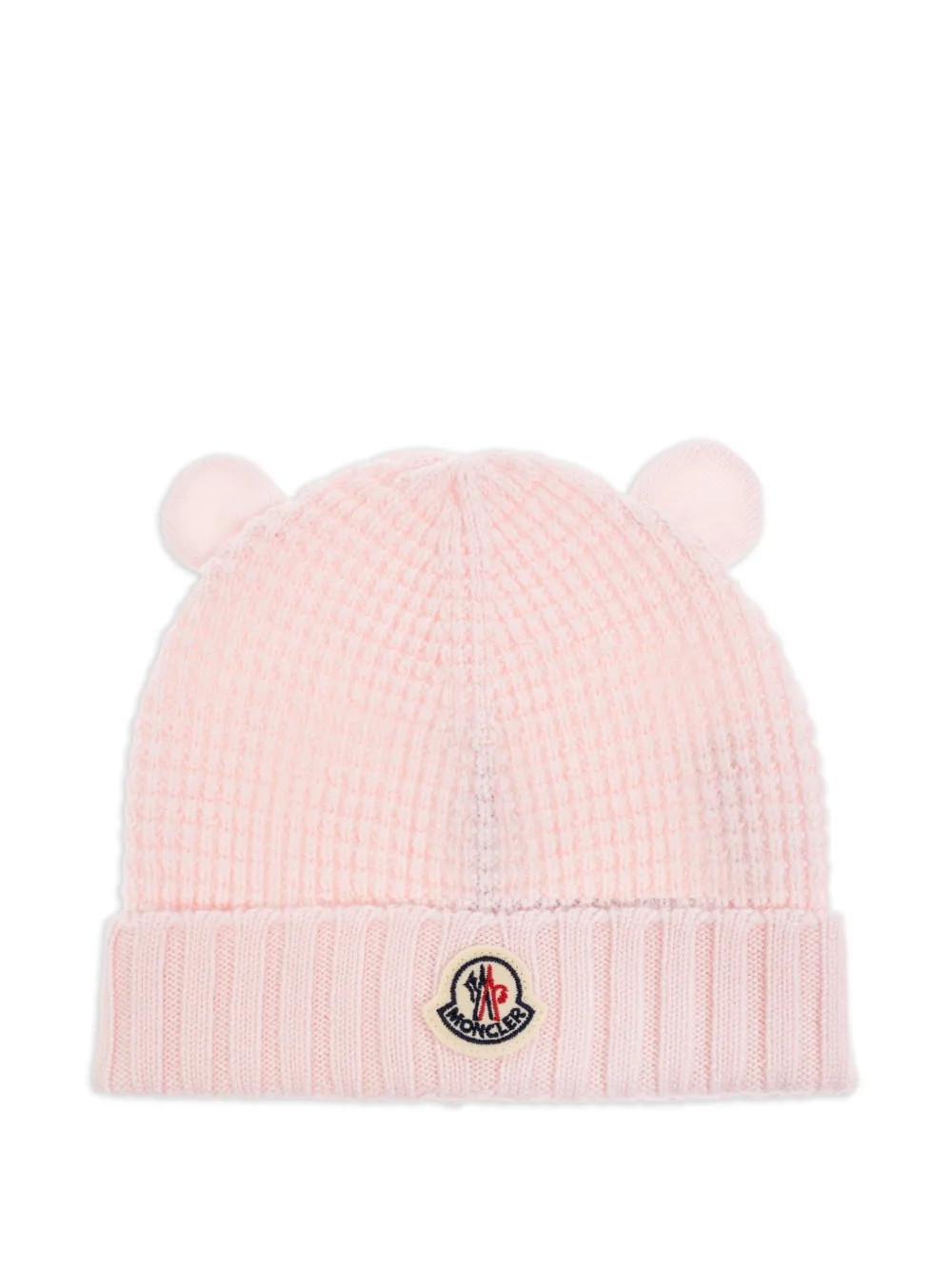 Moncler Enfant ear-flap wool hat | Pink | Image 1