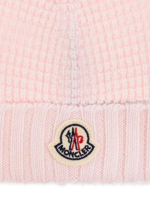 Moncler Enfant イヤーフラップ ハット | ピンク | FARFETCH JP