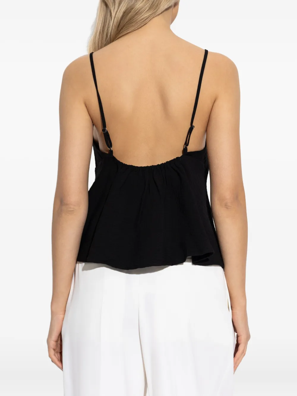Gestuz GZcamila blouse met V-hals Zwart