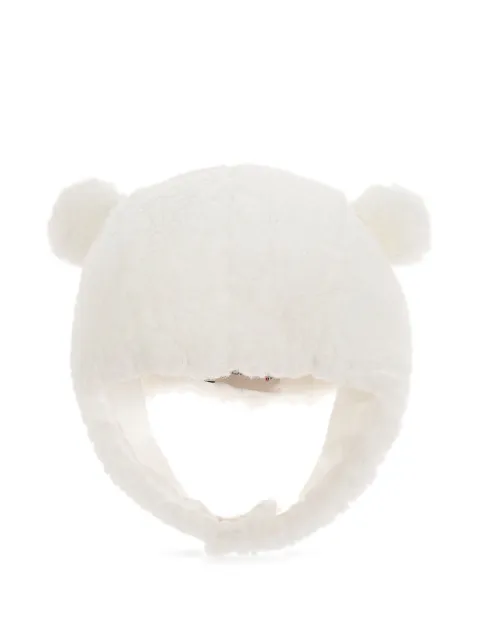 Moncler Enfant bear-ear hat