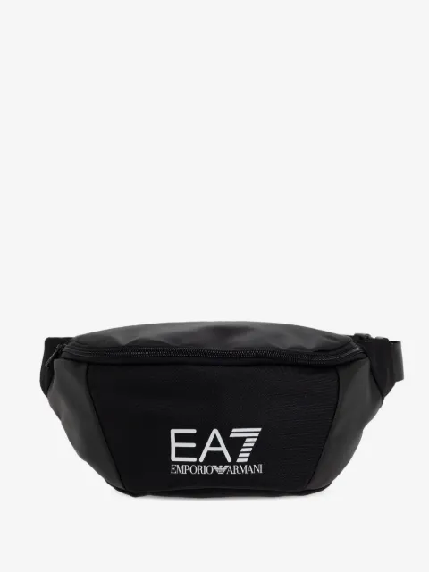 Ea7 Emporio Armani panelled logo-detail belt bag