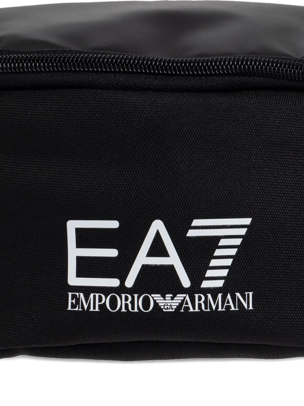 Ea7 Emporio Armani Heuptas met vlakken en logodetail Zwart