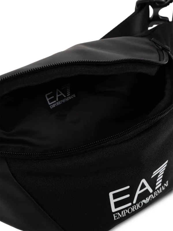 EMPORIO ARMANI バッグ Ea7 Emporio Armani Panelled logo-detail Belt Bag | Black | FARFETCH