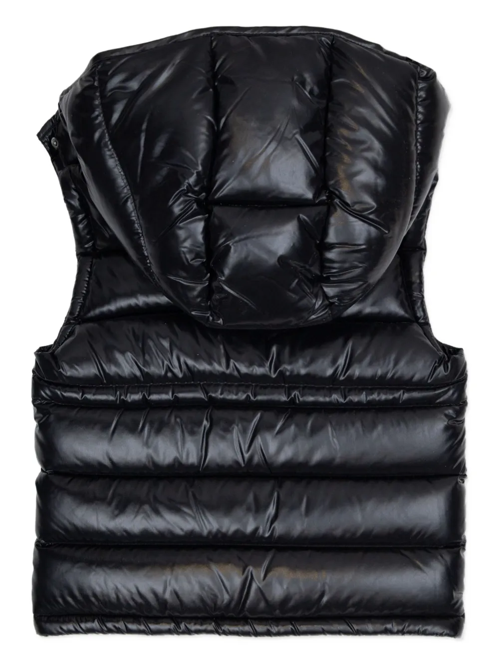 Moncler Enfant Ania bodywarmer met capuchon Zwart