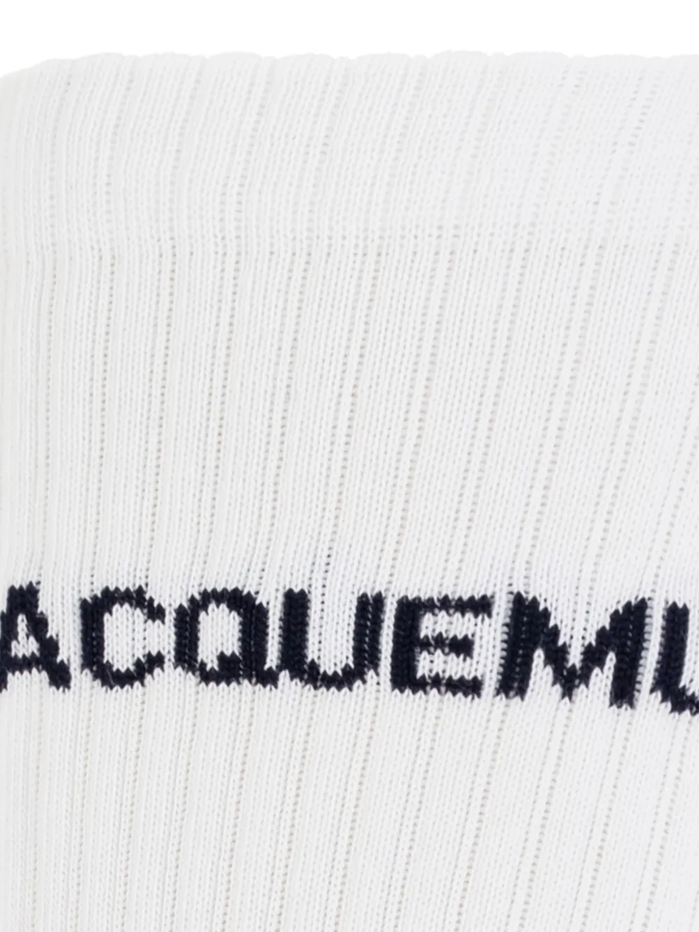 Jacquemus Sokken met geborduurd logo Wit