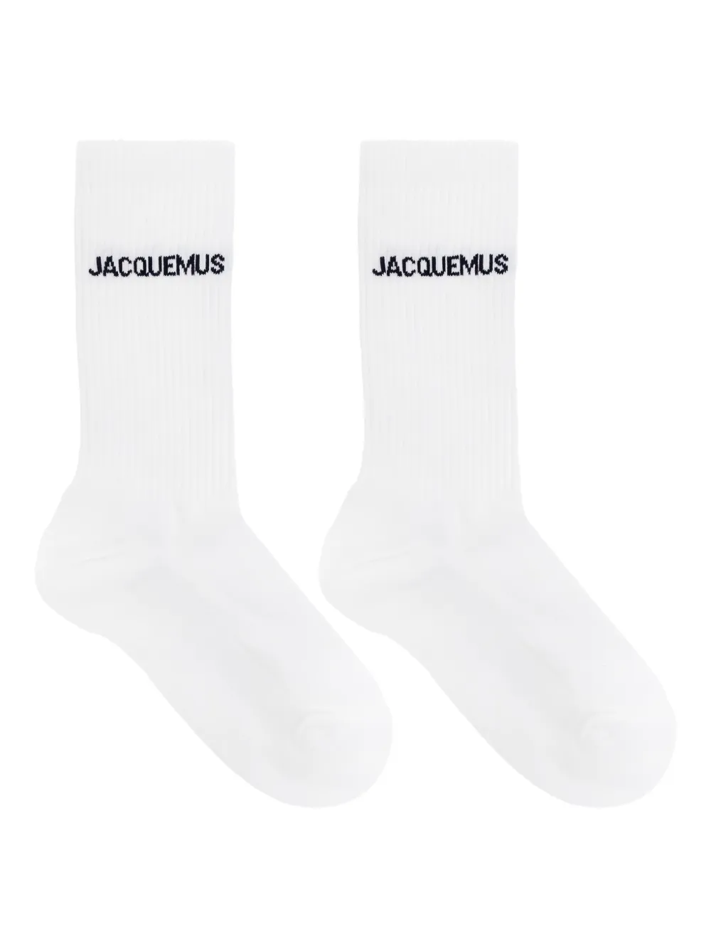 Jacquemus Sokken met geborduurd logo Wit