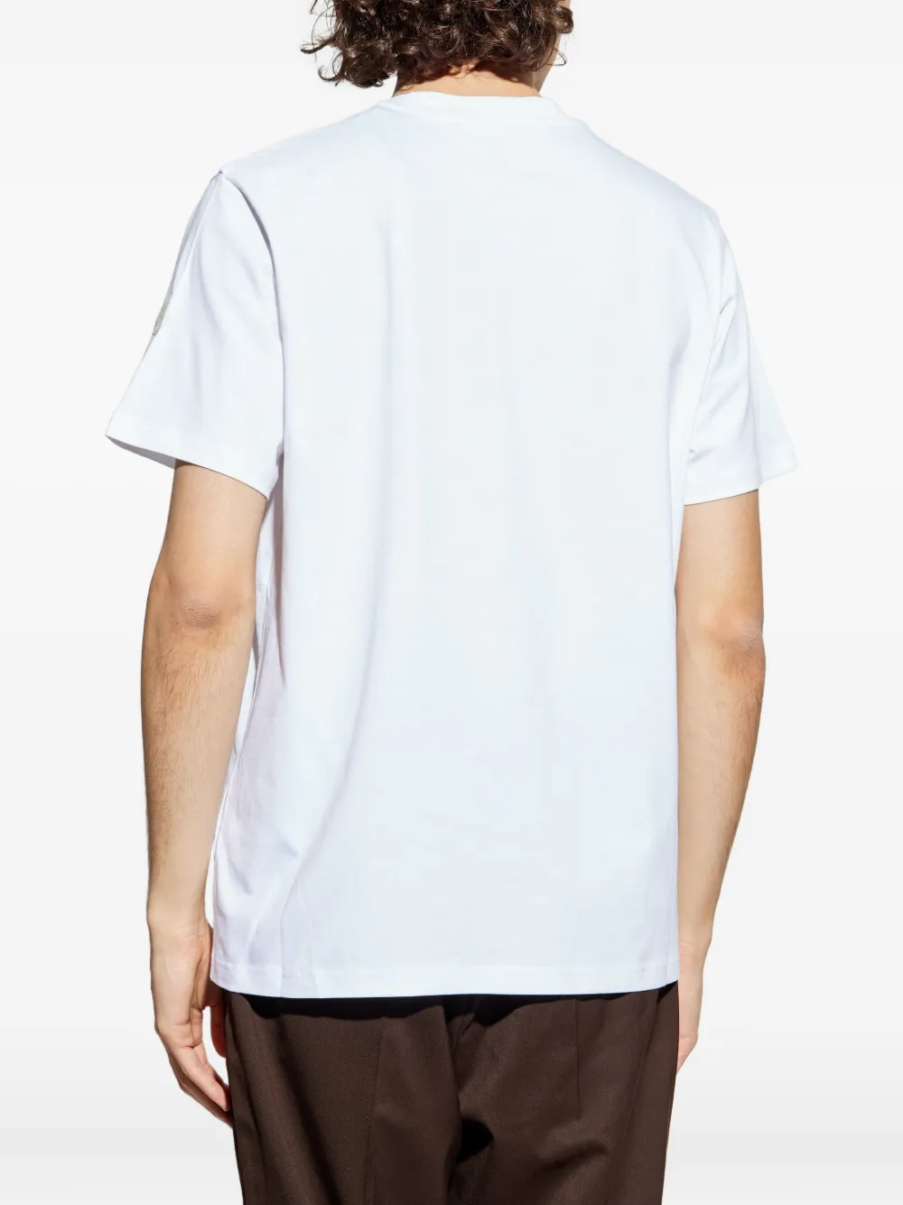 Moncler T-shirt met vogelprint Wit