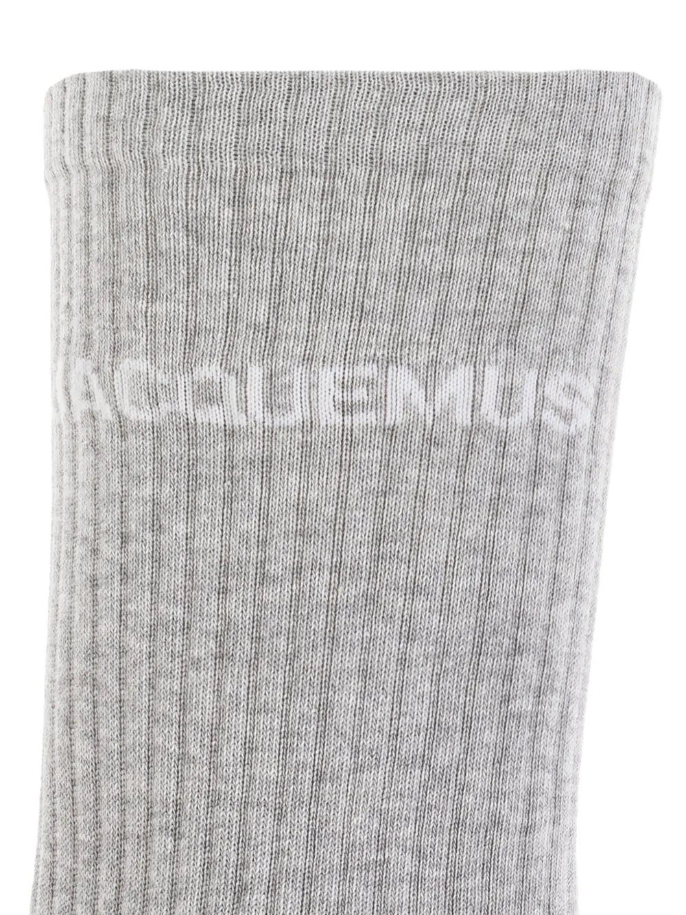 Jacquemus logo-embroidered ribbed socks | Women | Image 2