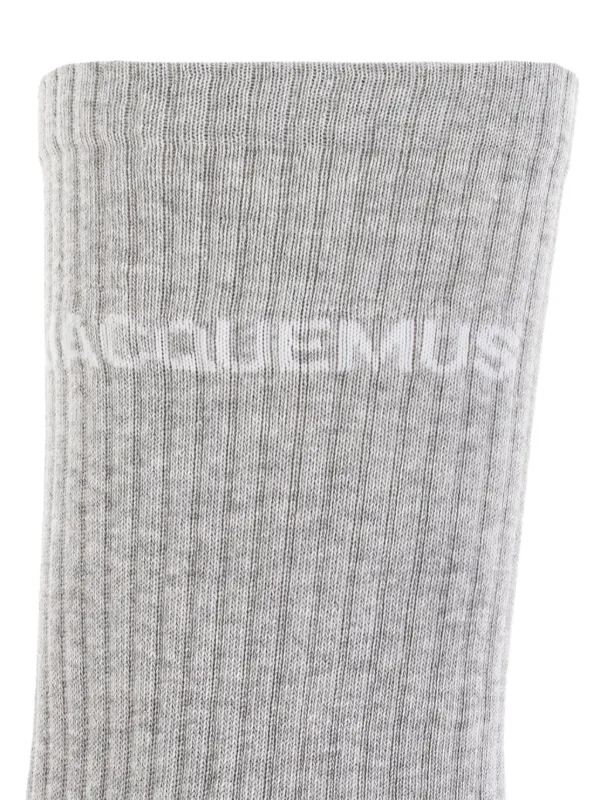 Jacquemus ロゴ 靴下 | グレー | FARFETCH JP