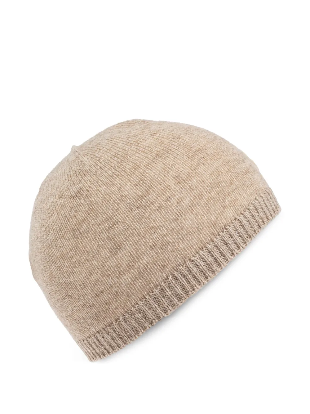 Moncler Enfant Kasjmier hoed met logopatch Bruin