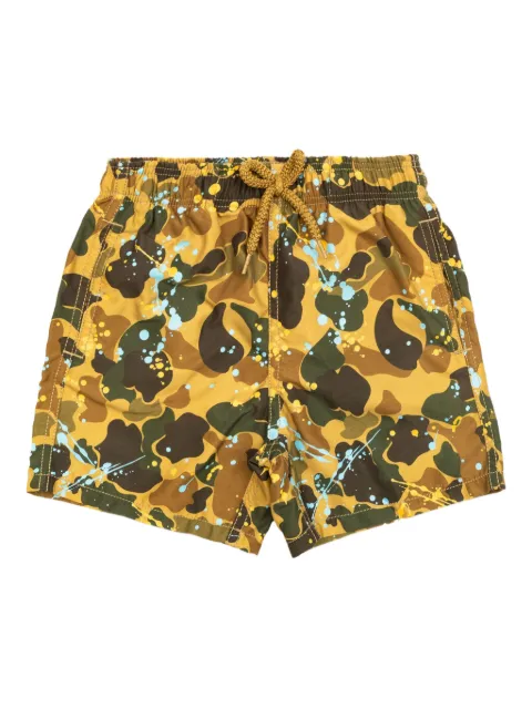Palm Angels Kids camouflage-pattern swim shorts