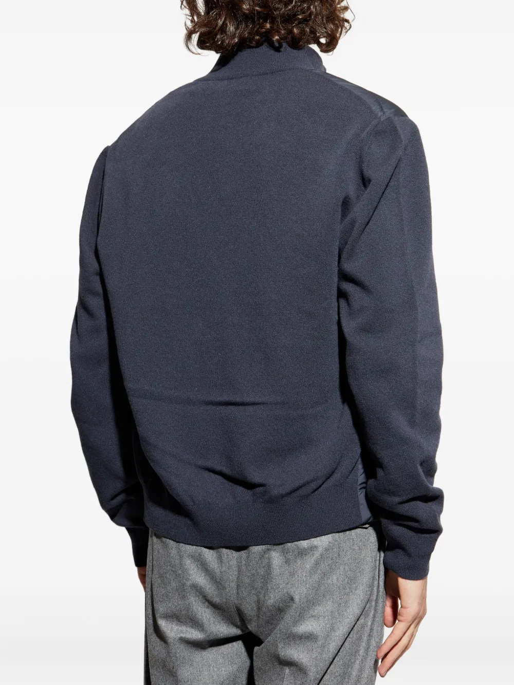 Moncler Gewatteerd vest met vlakken Blauw