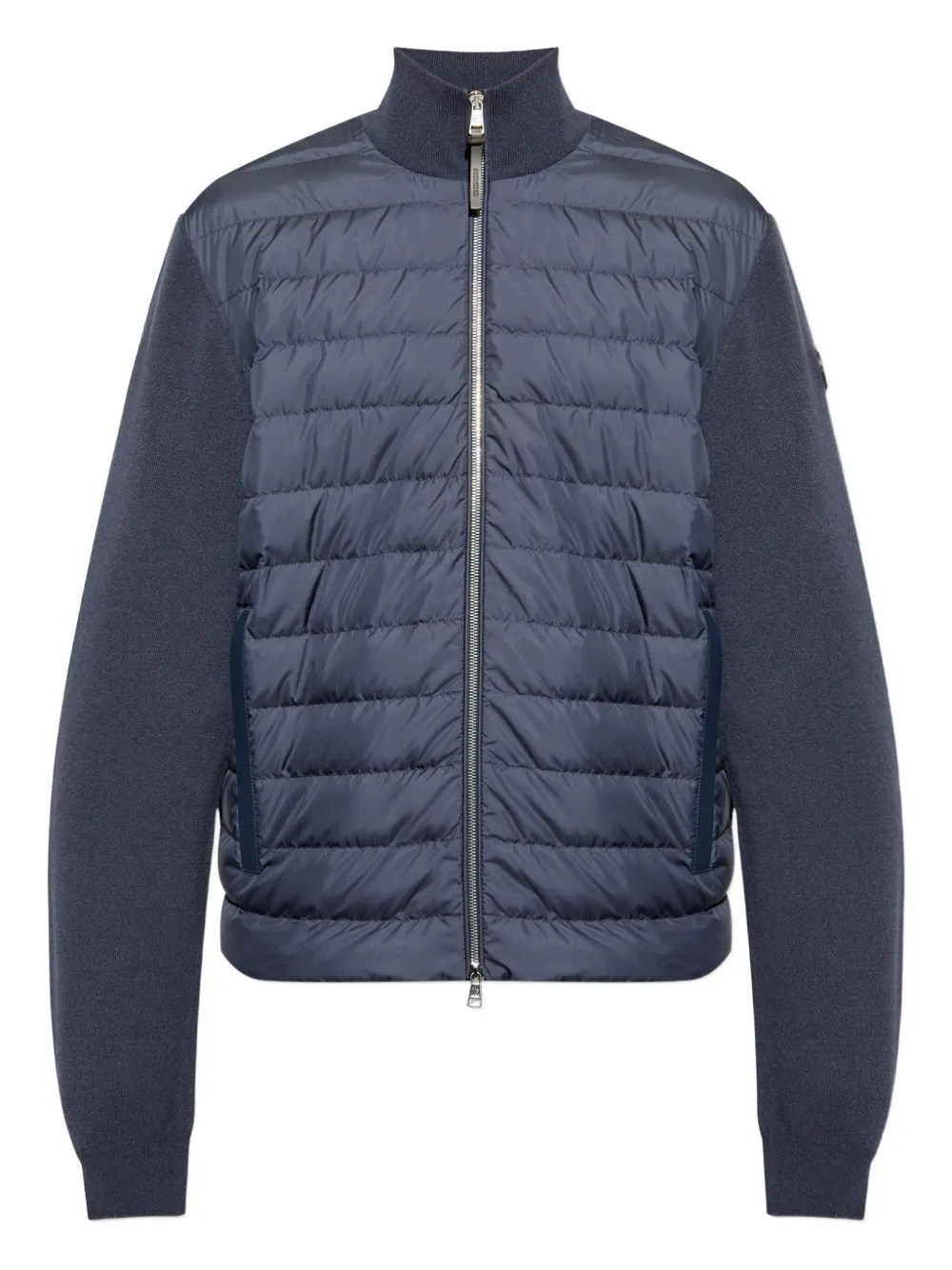 Moncler Gewatteerd vest met vlakken Blauw