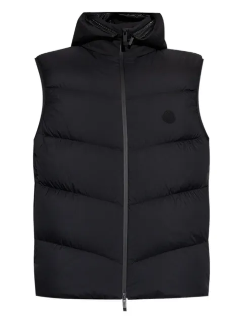 Moncler hooded quilted gilet